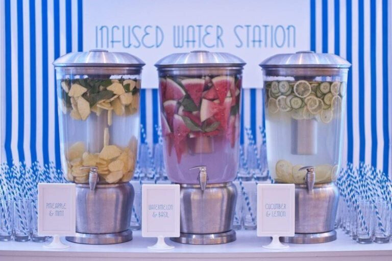 infused water station